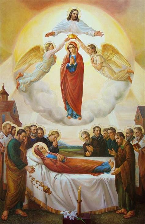 The Dormition Her Fallen Asleep And Her Glorious Assumption Into