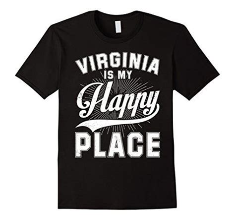 Virginia Is My Happy Place T Shirt Retro Vintage Style Có Hình ảnh