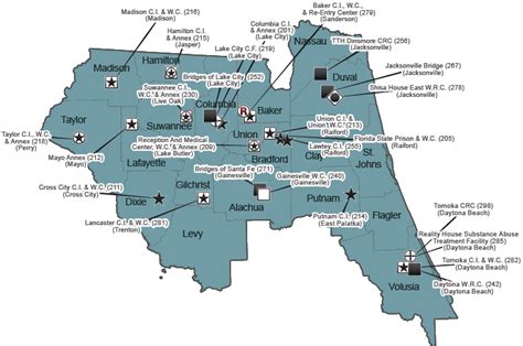 Region 2 Correctional Facilities Map Prison Ministry Prison Ministry