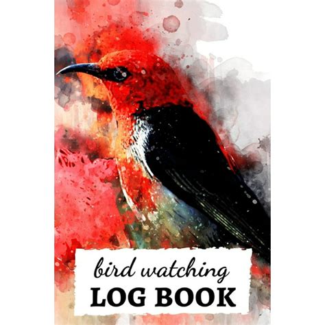 Bird Watching Log Book Checklist Book Notebook Diary Unique T