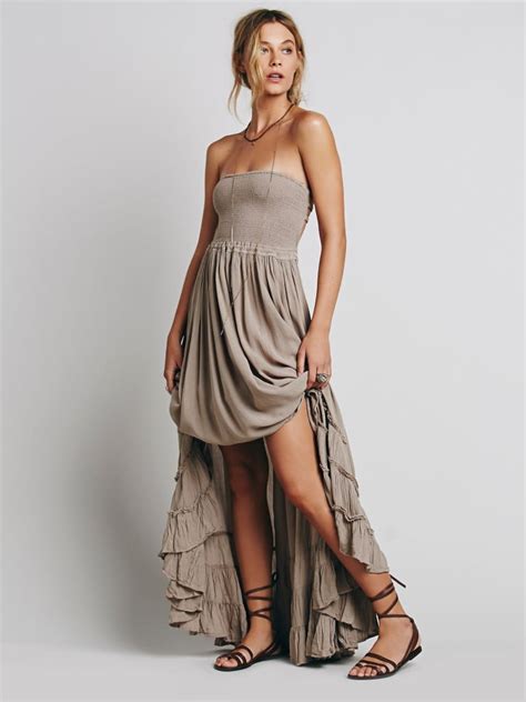 Backless Strapless Long Dress With Free Shipping