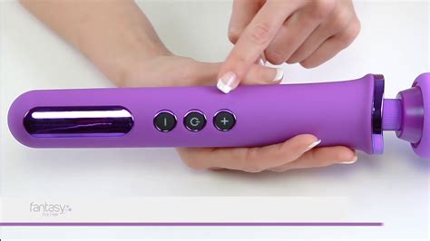 Her Rechargeable Power Wand Massager Body And Clit Vibrator For Strong Clitoral Stimulation