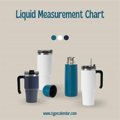 Printable Liquid Measurement Chart Templates Free Charts