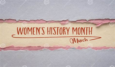 March Women History Month Stock Photo Image Of History 267243776