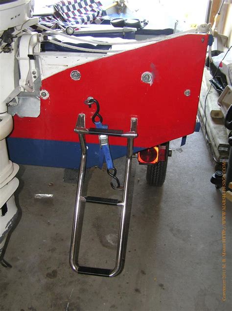Boarding Ladders For Small Boats Mb Marsh Marine Design