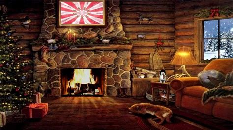 Check out our yule log cabin selection for the very best in unique or custom, handmade pieces from well you're in luck, because here they come. Christmas Cottage with Yule Log Fireplace and Snow Scene ...