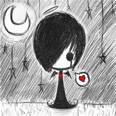 Searchmangobite Image Cute Emo Drawings Creepy Drawings Emo Art