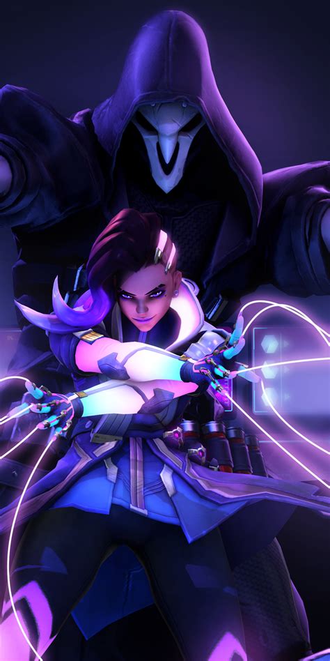 1080x2160 Sombra Reaper Overwatch 4k One Plus 5thonor 7xhonor View 10