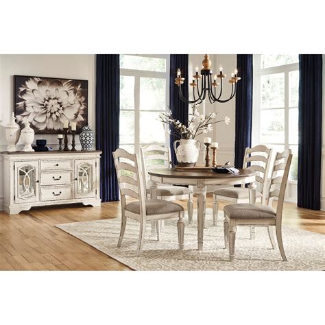 signature design by ashley realyn casual dining room group prime brothers furniture dining set