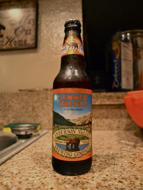 Beer Me Some Anderson Valley Summer Solstice The Unvegan
