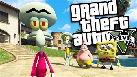 Spongebobs Squilliam Fancyson Mod Gta 5 Pc Mods Gameplay Youtube