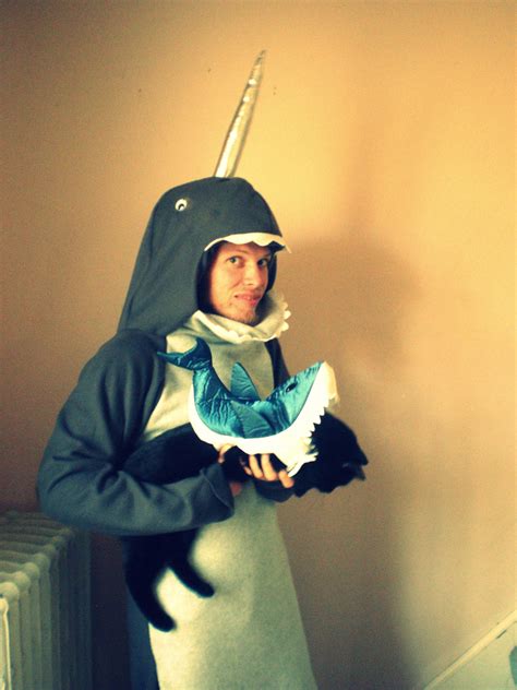 Narwhal Costume With Shark Cat Costume Narwhal Costume Cool