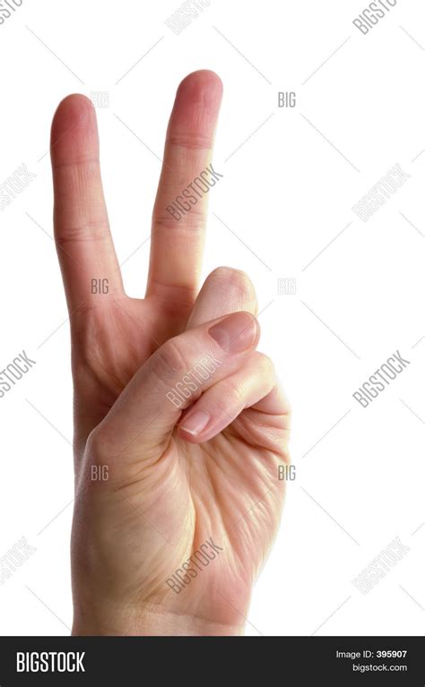 Two Fingers Image And Photo Free Trial Bigstock