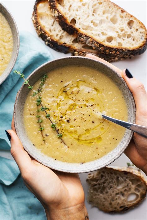 Creamy Cauliflower Soup Vegan Recipe Creamy Cauliflower Soup