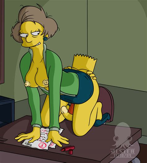 Post Bart Simpson Edna Krabappel The Simpsons Blargsnarf