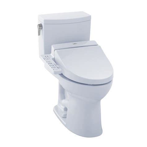 Toto Drake Ii Connect Piece Gpf Elongated Toilet With Washlet C Bidet Seat And