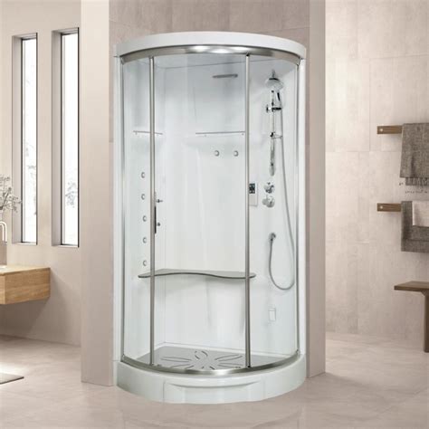 Novellini New Holiday R115 Offset Quadrant Steam And Shower Enclosure