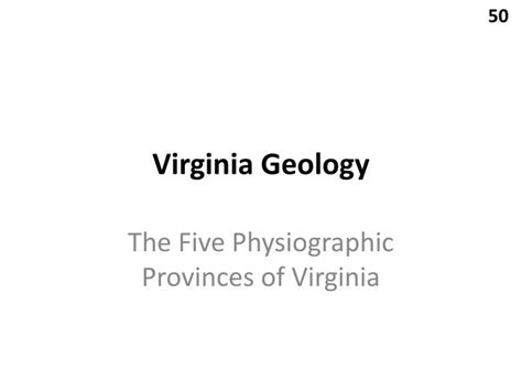 Ppt Virginia Geology Powerpoint Presentation Free Download Id2068220