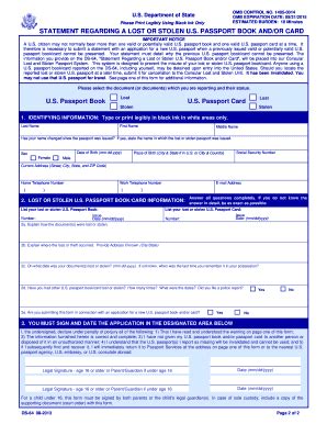 The company has a rating of a. 2013 Form DS-64 Fill Online, Printable, Fillable, Blank ...