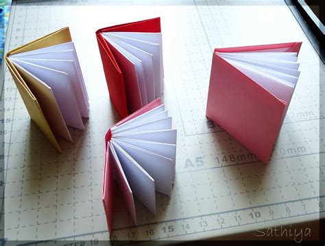 wie samt und seide kleine origami bücher