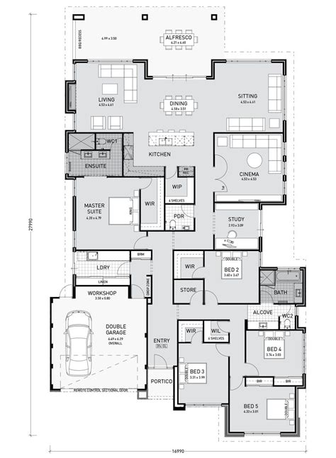 Single Story 5 Bedroom House Plans Vrogue