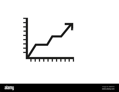 Line Graph Showing Increase Stock Photo Alamy