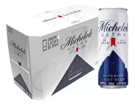 Pack 12un Cerveja Michelob Ultra Lata 350ml Frete Grátis