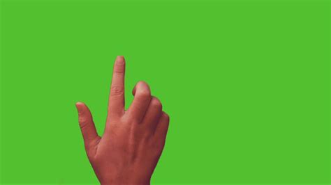 You don't even have to set up an account. Hand green screen touch video - YouTube