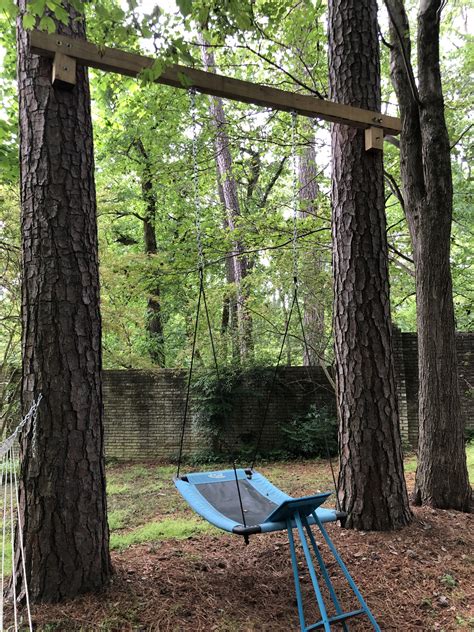 Fixing Swing Between Two Trees Building And Construction Diy Chatroom
