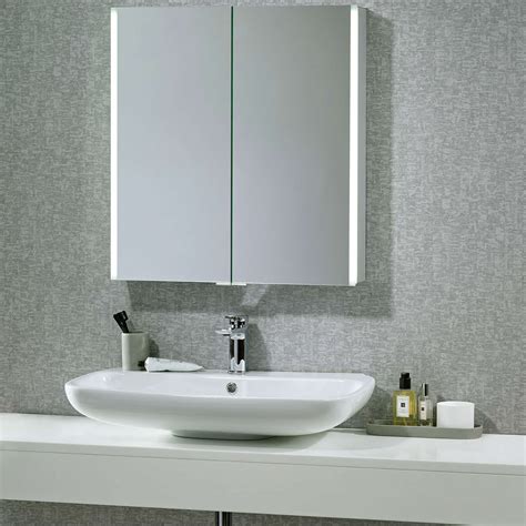 Buyjohn Lewis Led Trace Double Illuminated Bathroom Cabinet Online At