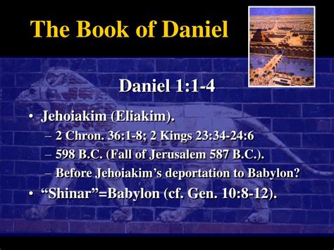 Ppt The Book Of Daniel Powerpoint Presentation Free Download Id