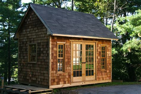 Copper Creek Garden Shed Plan In A Backyard Building A Shed Wooden