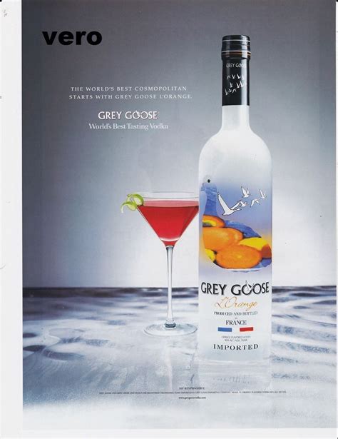 Grey Goose 2005 Magazine Ad Vodka Alcohol Advertisement Print Art