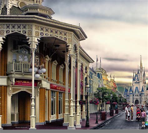 Before The Gates Open Main Street Magic Kingdom Wdw Photograph By