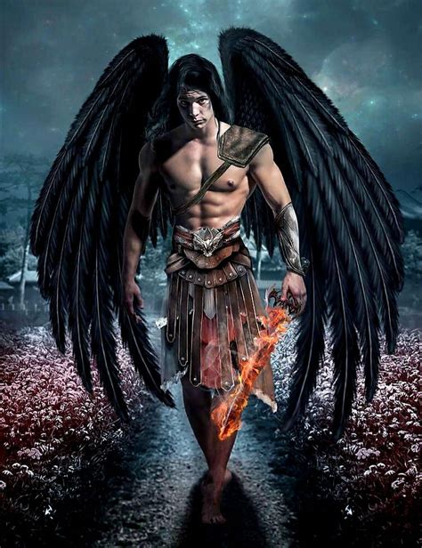 Male Angels Angels And Demons Male Fallen Angel Fantasy Art Men
