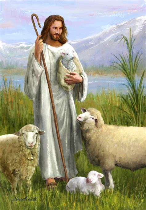 Jesus With Animals Beautiful Art Pinterest Lord Nice And Animal