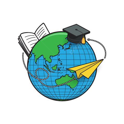 Logos For Education Earth Globe Illustration Travel Cartoon Globe