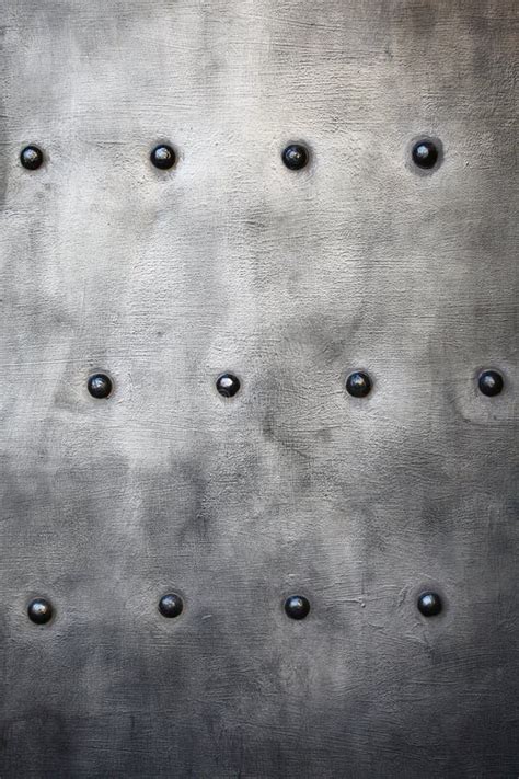 Black Metal Plate Or Armour Texture With Rivets Stock Image Image Of