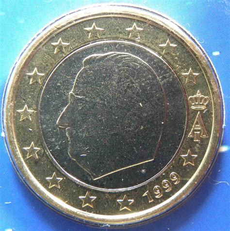 Belgien 1 Euro Münze 1999 Euro Muenzentv Der Online Euromünzen Katalog
