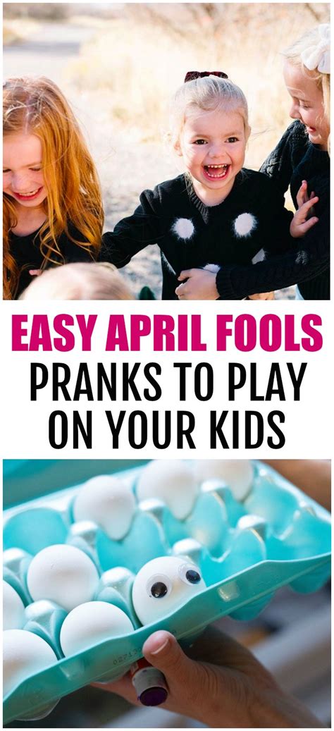 10 Easy April Fools Pranks To Play On Your Kids Everyday Reading