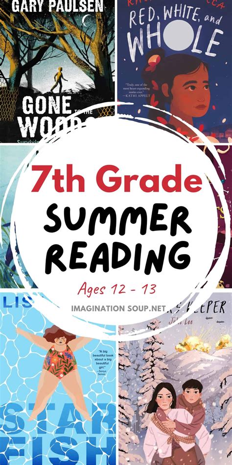7th Grade Summer Reading List Ages 12 13 Imagination Soup