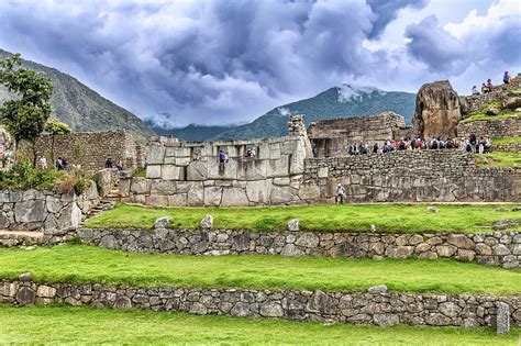 Temple Of The Three Windows And Sacred Plaza Machu Picchu Peru