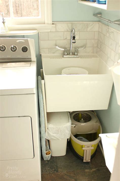 Do you have some body wash. Hidden Storage Under a Laundry Room Sink