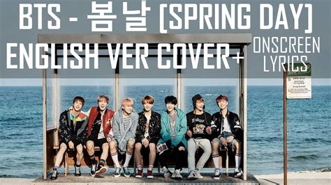 BTS 방탄소년단 Spring Day 봄날 FULL English Version Cover LYRICS YouTube