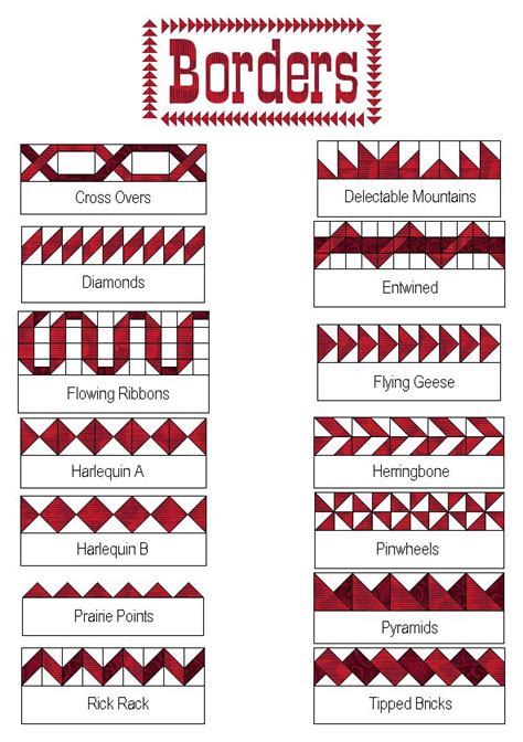 413 Best Images About Pleasing Pieced Quilt Borders On