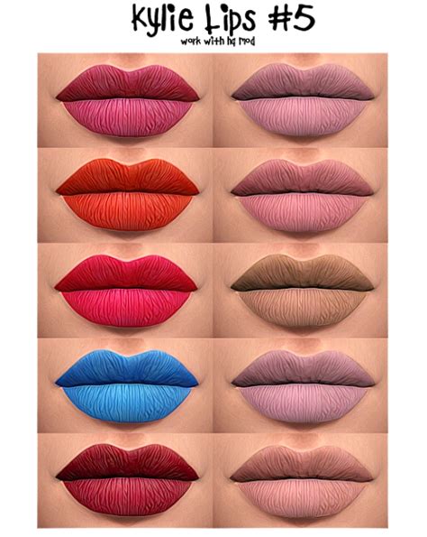 The Best Lipstick By Sims3melancholic Sims 4 Sims Sims 4 Cc Makeup