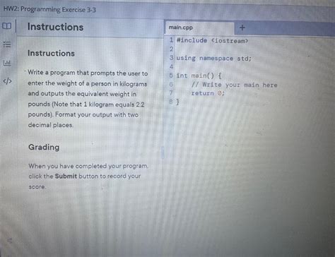 Solved HW2 Programming Exercise 3 3 D Instructions Main Cpp Chegg Com