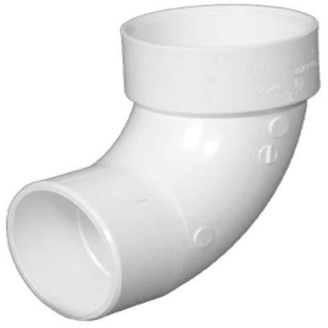 Charlotte Pipe 12 In X 12 In Dia 90 Degree Pvc Schedule 40 Spigot