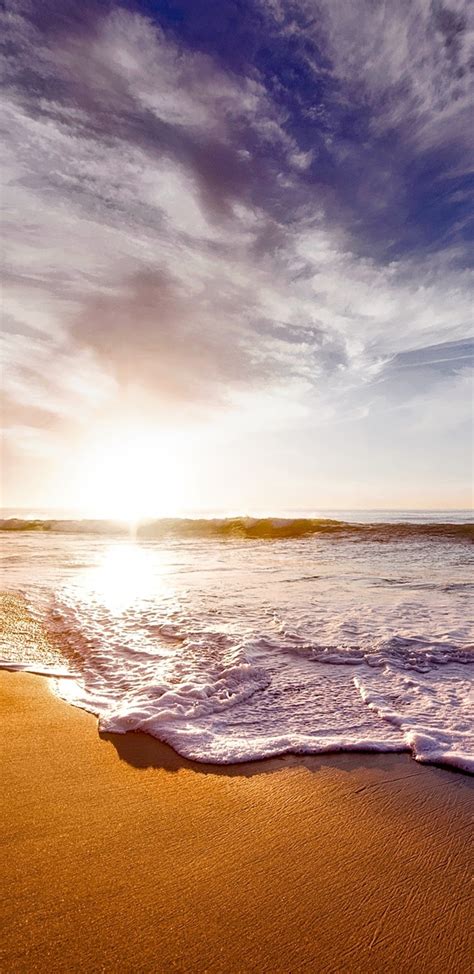 1440x2960 California Ocean Shore Dusk Sunset Samsung Galaxy Note 98