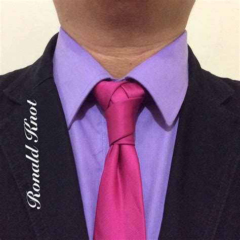 Ronald Knot Created By Noel Junio Tie Knots Mens Fashion Suits